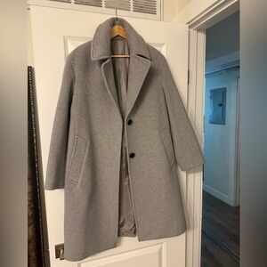 Theory Coat in Gray - Size P